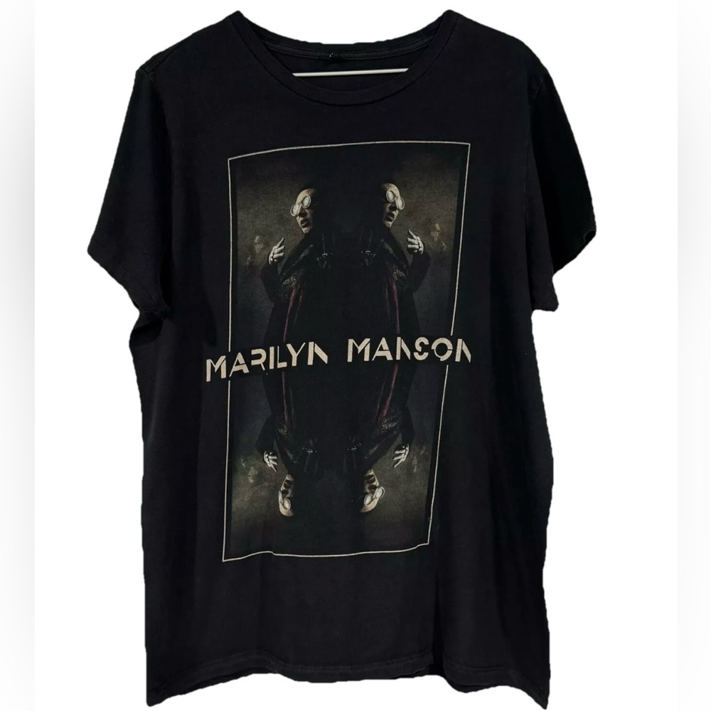 Vintage Marilyn Manson Mirrored T-Shirt Size Medium